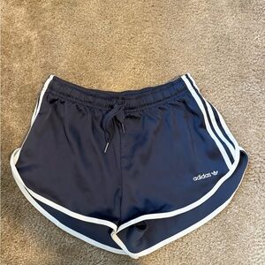 Adidas Women's Dark Blue Athletic Shorts